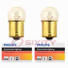 2 pc Philips License Plate Light Bulbs for Fiat 124 128 131 850 1973-1978 kq