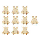  10 PCS Rustic Bunny Figurine Childrens Toys Home Decor Decorate