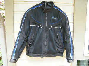 Olympia Mens Padded Mesh/Textile Cordura Motorcycle Jacket w Lining Sz XL Nice - Picture 1 of 9