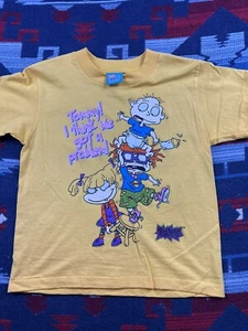 VTG Youth Viacom Rugrats 1997 98 Chuckie Tommy Angelica t-shirt USA Made Sz S 6 - Picture 1 of 6