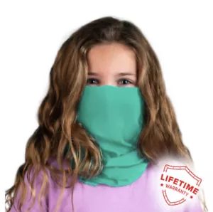 SA Salt Armour GET 2 Masken $9.99 SEAFOAM Mintgrün Kindermaske Gamasche Bandana - Bild 1 von 3