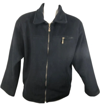 Stephanie Mathews II Med Chaqueta de Bombardero de Lana Pesada Forrada Abrigo Cremallera Frontal Foto 1 de 4