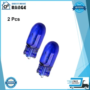 2x 501 Cool Blue Bombillas Laterales 12v 5w Sin Tapa Coche Automóvil Bombillas Laterales Par - Imagen 1 de 5