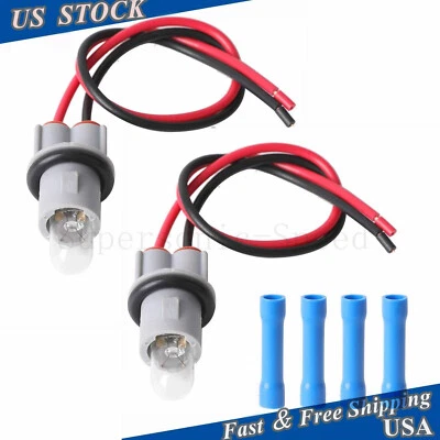 Ajuste Mercedes-Benz C GL ML AMG 2X Marcador Lateral Lámpara Bombilla Enchufe Arnés de Cable Foto 1 de 4