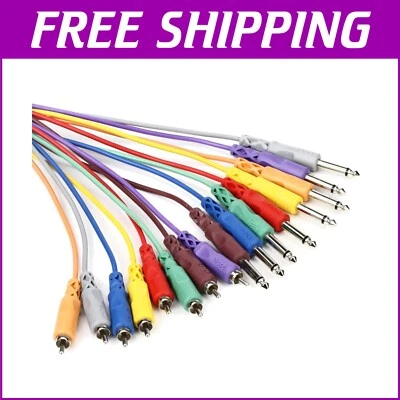 Durable 8-Channel 1/4 inch TS to RCA Male Snake - Ideal for Audio Setup - Image 1 of 2