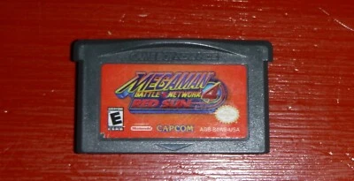 Mega Man Battle Network 4 Red Sun (Nintendo Game Boy Advance, 2004 GBA)-Cart - Image 1 of 2