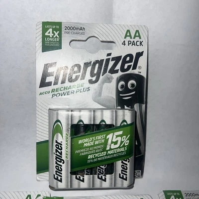 28 Energizer Recharge Power Plus AA HR6 Batteries 1.2V 2000mAh Mignon Stilo - Image 1 of 2