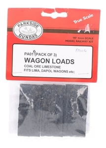 PA01C Parkside OO Gauge Coal Loads - Pack of 3 (Pre-Owned) - Picture 1 of 1