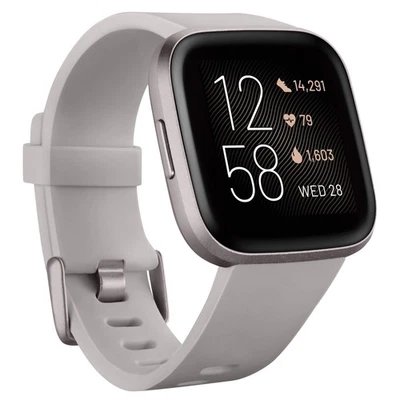 Reloj inteligente Fitbit Versa 2 salud y estado físico con frecuencia cardíaca, música, Alexa Foto 1 de 4