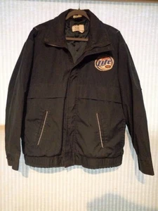 Miller Lite Delivery Riverside Uniform Worker Jacket and vest XL Long Navy Blue - Picture 1 of 17