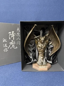 Devilman Bronze Lacquer Finish Devil Man Demon Statue Seidou Nagai Go Together B - Picture 1 of 12