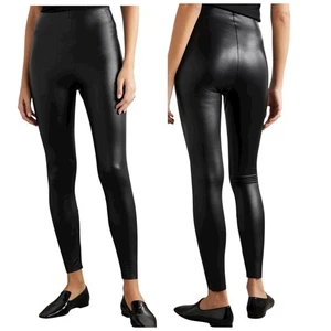 "Leggings Commando imitación cuero elástico negros XL tiro alto 27"" entrepierna $118" - Imagen 1 de 5