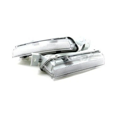 Conjunto de lentes refletoras de para-choque traseiro transparente JDM Nissan 08-16 GT-R GTR R35 genuínas - Imagem 1 de 1