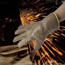Flame Retardant Heat-Resistant Glove Leather Work Safe Gloves  Workplace