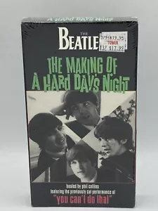 The Beatles The Making of A Hard Day's Night VHS 1995 New Tower Records - Imagen 1 de 5