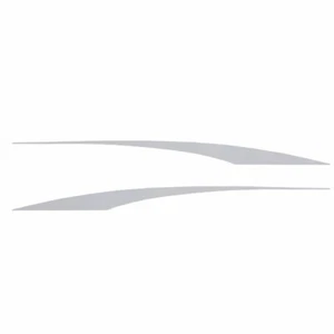Rinker Boat Decal Sticker 2190030 | OEM 108 x 6 Inch Silver (Set of 2) - Picture 1 of 3