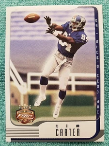 2002 FLEER FOCUS TIM CARTER ROOKIE #137 NEW YORK GIANTS 1041/1850 RC - Picture 1 of 4