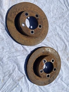 Mustang Disc Brake Rotors Pair  1964 1965 1966 1967 Kelsey Hayes Hourglass OEM - Picture 1 of 3