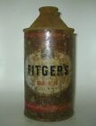 Old FITGER'S "3.2%" CONE TOP BEER CAN