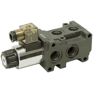 SOLENOID OPERATED DOUBLE SELECTOR VALVE 12 VOLTS DC 13.2 GPM 9-8602 - Picture 1 of 2