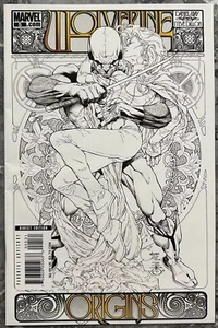 Wolverine Origins 5 Quesada Sketch Variant Cover Art Marvel Comics X-Men Serial - Picture 1 of 9