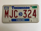 1994 Tennessee License Plate ALL ORIGINAL Obion County