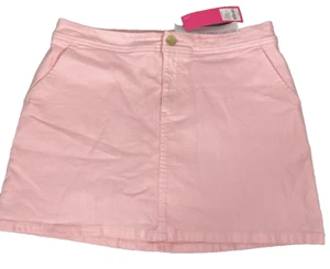 Neu mit Etikett Lilly Pulitzer Colette Denim Skort Rock Shorts Calla Lilly Pink Größe 8 - Bild 1 von 7