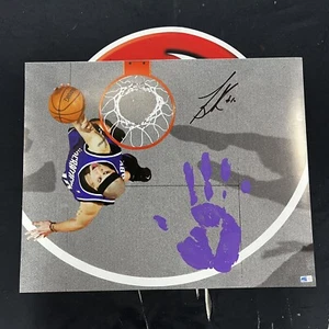 Mike Bibby signed handprint 16x20 Sacramento Kings Steiner CX autographed - Picture 1 of 3