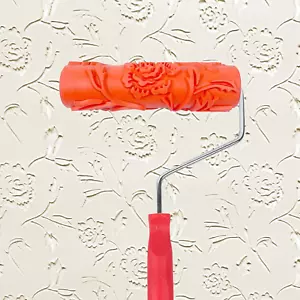 7'' Texture Roller DIY Decorative Art Pattern Paint Roller Rubber Roller for Wal - Picture 1 of 12