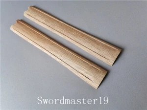 Espada Wakizashi katana japonesa roble Tsuka forma reloj de arena fuerte sin pegar de 12 pulgadas - Imagen 1 de 12