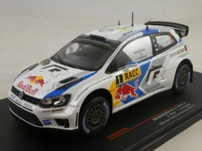 IXO Volkswagen Polo R WRC #1 Ogier winner Rally Catalunya 2014 1/24 24RAL018A - Immagine 1 di 3
