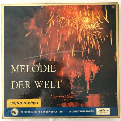Various ‎– Melodie Der Welt - 10 x LP, Vinyl, 1965, Das Beste, Hardcover Box - Bild 1 von 4
