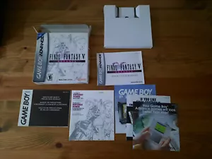 Final Fantasy V Advance Empty Box with Tray, Inserts and Manuals - Picture 1 of 5