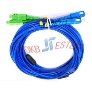 3M SC/UPC-SC/APC Armored Cable Single-Mode 9/125 Duplex Fiber Optic Patch Cord - Afbeelding 1 van 1