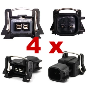 4 x Fuel injection adapter - BOSCH EV1 (Female) to BOSCH EV6 (Male)injector plug - Picture 1 of 3