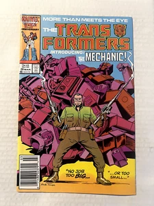 TRANSFORMERS #26 NEWSSTAND VARIANT 1ST APPEARANCE OF THE MECHANIC MARVEL 1986 - Picture 1 of 6