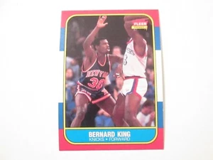 1986 Fleer Basketball #60 Bernard King New York Knicks - Bild 1 von 1