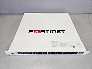 Fortinet FortiSwitch FS-248E-FPOE Network Switch - 48 Port PoE+ Managed Switch - Picture 1 of 11