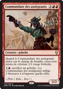 MRM FR/VF Commandant des assi�geants - Siege-Gang Commander MTG Magic DOM - Imagen 1 de 1