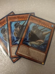 Yugioh - Citadel Whale x 3 - 1st Edition -  Led9 NM - Picture 1 of 1