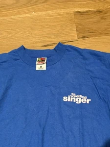 RARE Vintage The Wedding Singer Movie soundtrack Promo T-Shirt Size L USA - Picture 1 of 6
