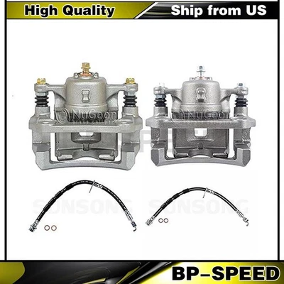 前刹车卡钳制动液压软管制动线适用于 2011 2012 年福特嘉年华 — 第 1/4 张图片