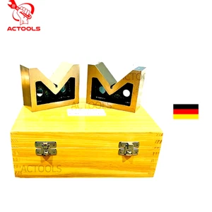V-Block-Set aus Gusseisen, 2-teilig, 4" x 1-1/2" x 3" Zoll, V-Block ohne Klemme - Picture 1 of 14