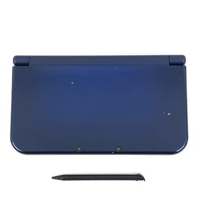 Nueva Consola Nintendo 3DS XL LL ROJA-001 Azul Metálico Probada Funciona Japón 7712 UG Foto 1 de 4