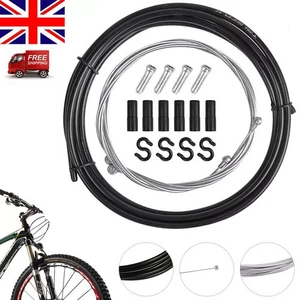 Gear Cable Brake Set Inner&Outer Front&Rear MTB Mountain Bicycle Bike Cables UK - Picture 1 of 13