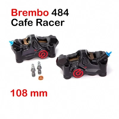 🔴 PINZE FRENO RADIALI BREMBO RACING CNC P4 32 CAFÈ RACER .484 108MM - 220B47320 - Immagine 1 di 4