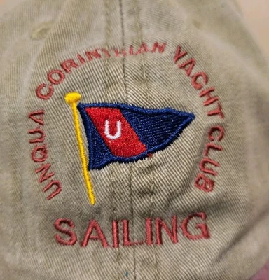 UNQUA CORINTHIAN YACHT CLUB Ajustable Gorra 2012 SAIL DAY 100 % algodón ADAMS Foto 1 de 4