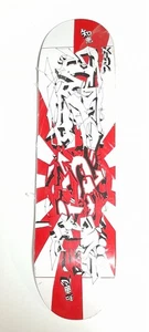 Graffiti Style Skateboard Deck Red and White - Picture 1 of 7