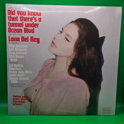 Lana Del Rey Tunnel Under Ocean Blvd Green Vinyl Double LP Factory Sealed - Imagem 1 de 2