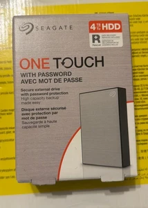 Seagate One Touch 4TB Portable External HDD Silver Brand New Sealed - Picture 1 of 2